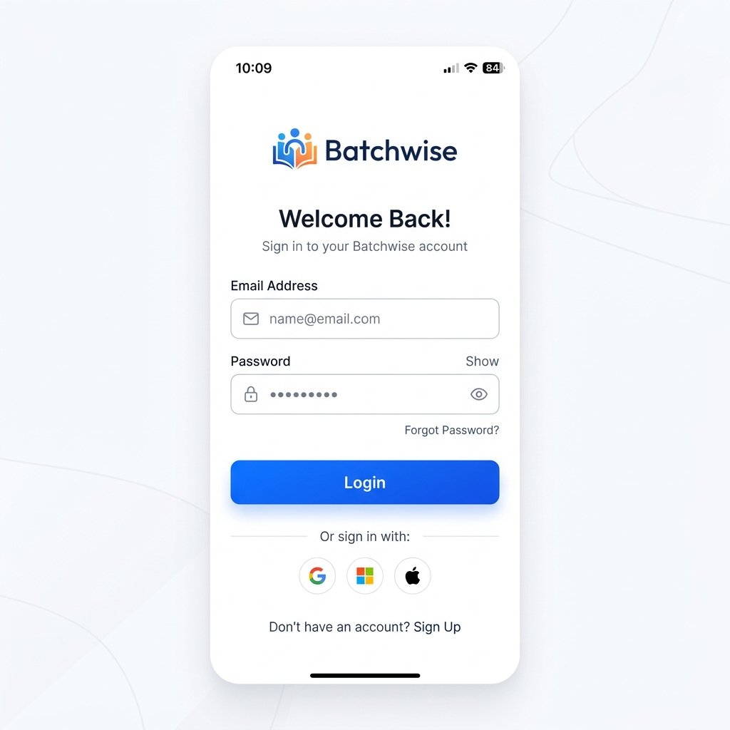 App Login Screen